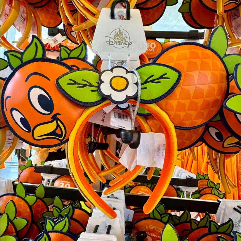 Disney Park Ears Orange Bird 30th Anniversary Flower & Garden Festival Epcot NWT